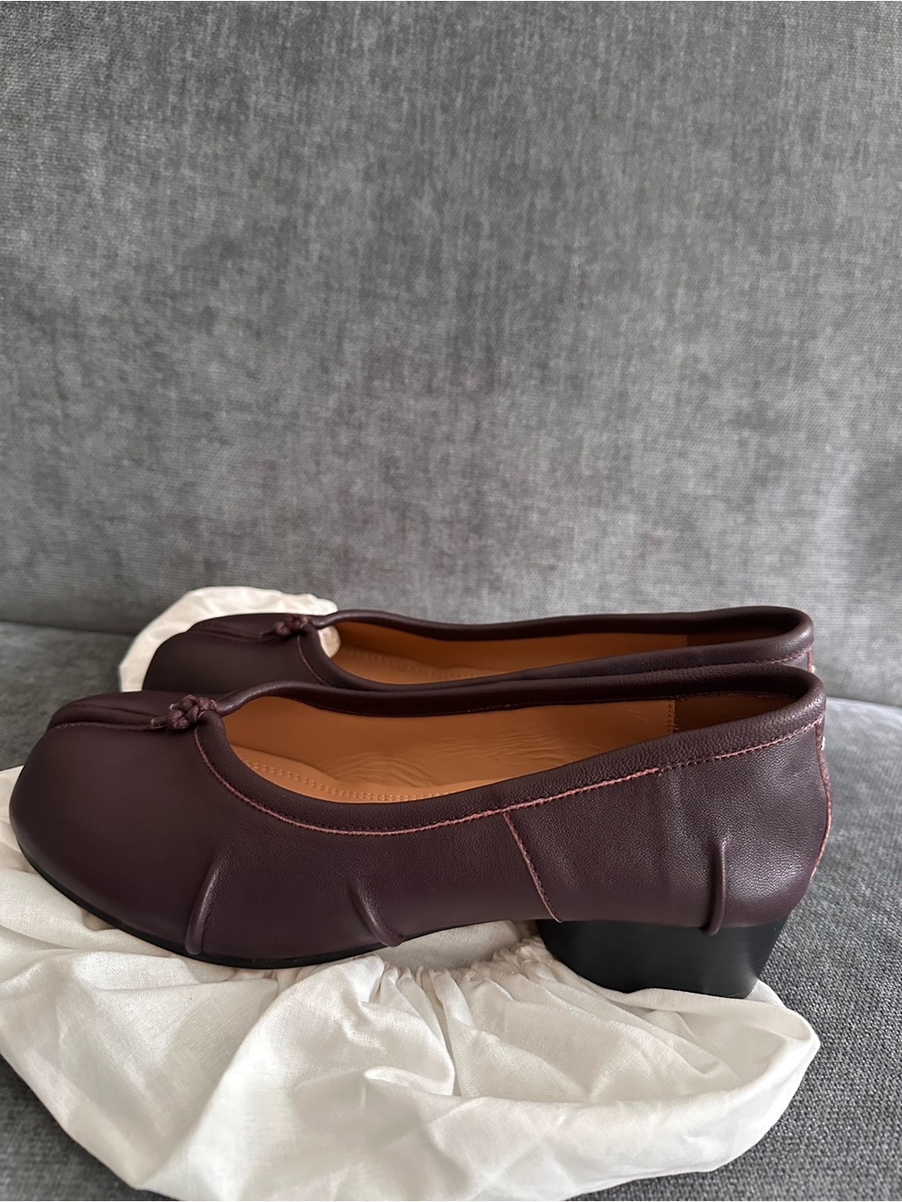 Maison Margiela Tabi Split-Toe ballerina with heel - Picture 4 of 8